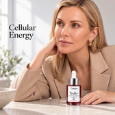 Renoviq NAD serum, individual editorial product photography